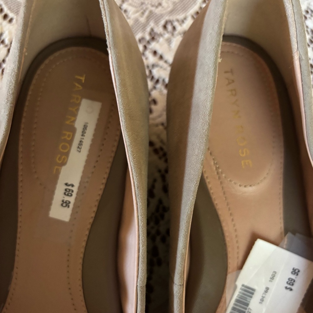 NWT taryn rose beige flats size 8 - Picture 3 of 9